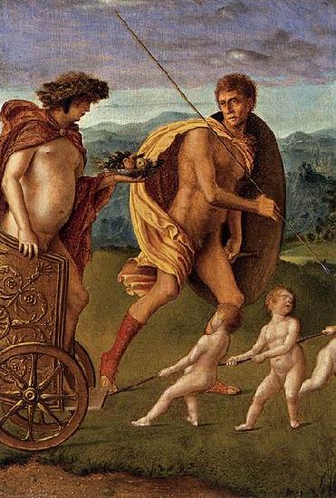 Giovanni Bellini Four Allegories: Lust oil painting image